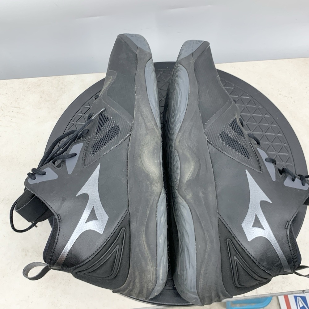 Mizuno Wave Momentum 3 Sneakers Men Size 16 Shoes Black Volleyball Enerzy - Picture 5 of 8